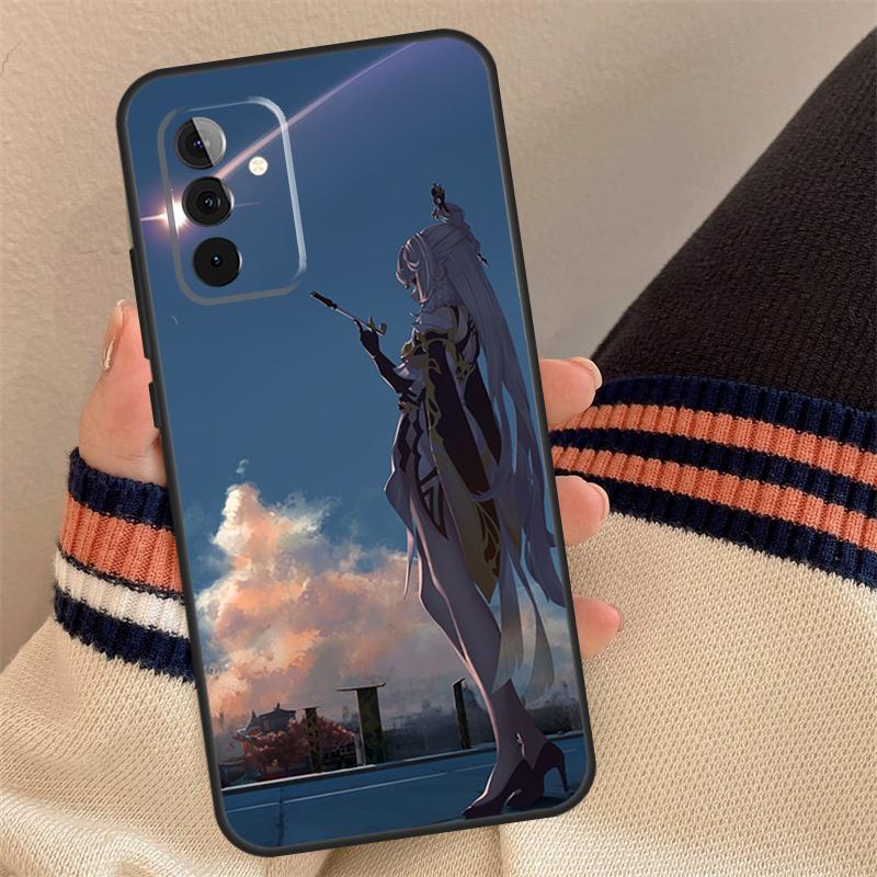 Ningguang Genshin Impact Case For Samsung Galaxy A54 A34 A24 A14 A12 A22 A32 A52 A51 A71 A13 A23 A33 A53 A73 Cover