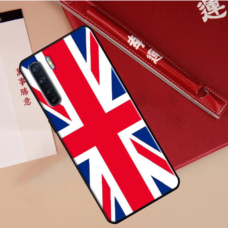 England British UK Union Jack Flag Case For Oppo A40 A78 A54 A74 A94 A17 A57 A77 A76 A16 A96 A18 A60 A80 A38 A58 A98 A15 A5 Pro