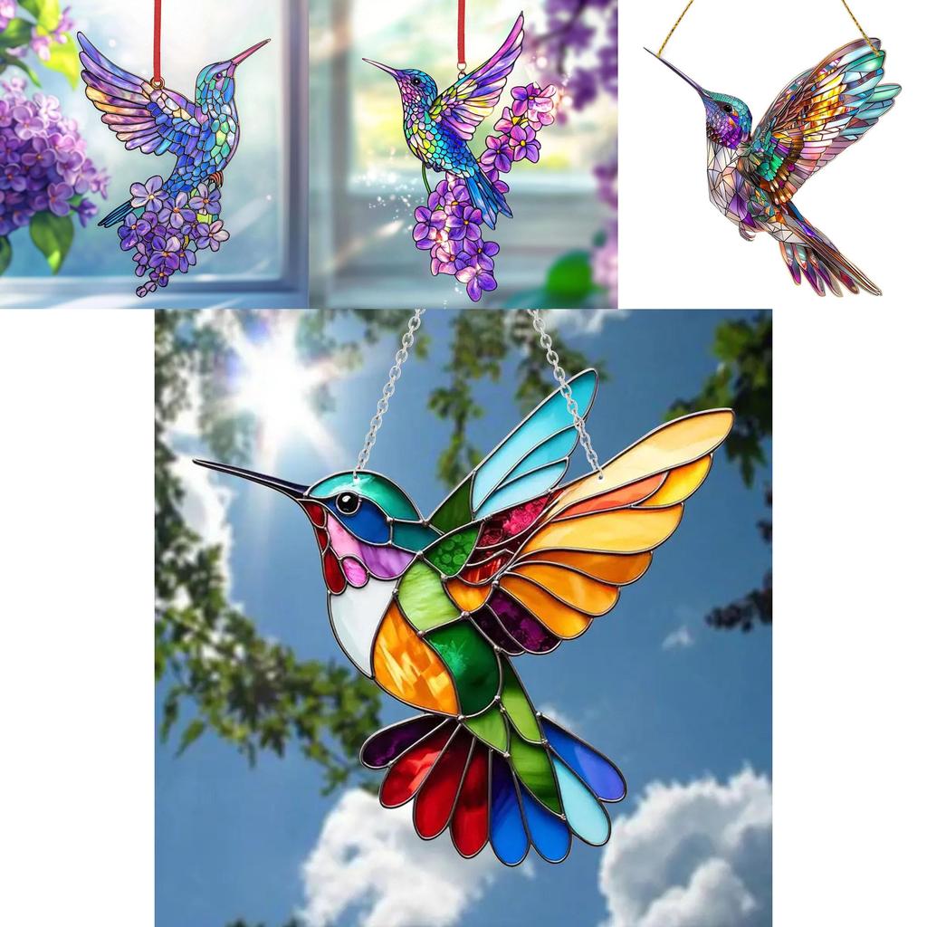 Cute Bird Acrylic Wall Decoration For Living Room And Garden Festive Decor Gift