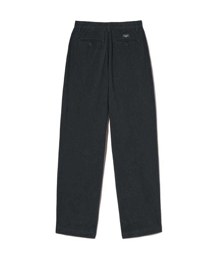 YALE Premium Vintage One-Pleat Coin Pocket Regular Chino Pants_Navy