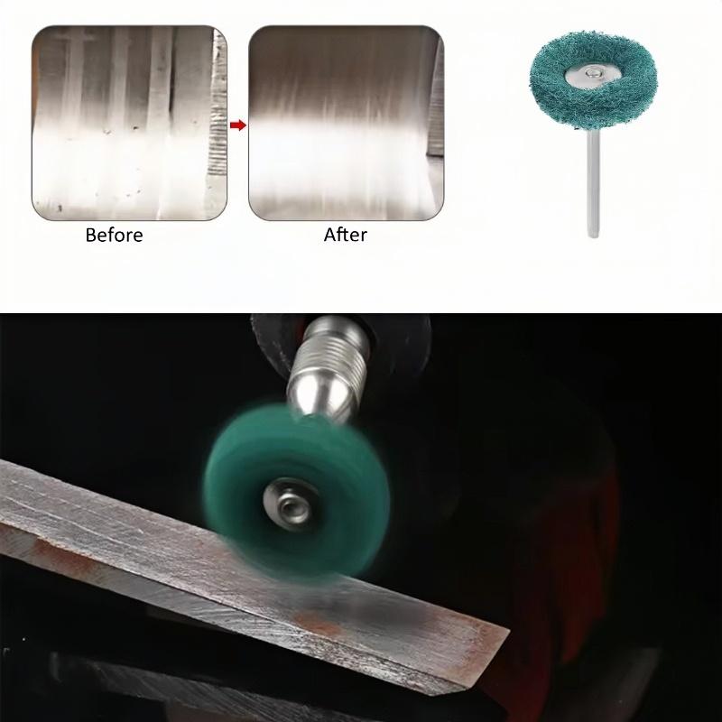 50Pcs Dental Handheld Fiber Wheel Grinding and Polishing for Denture Technician Grinding Machines Dental Laboratory Consumables