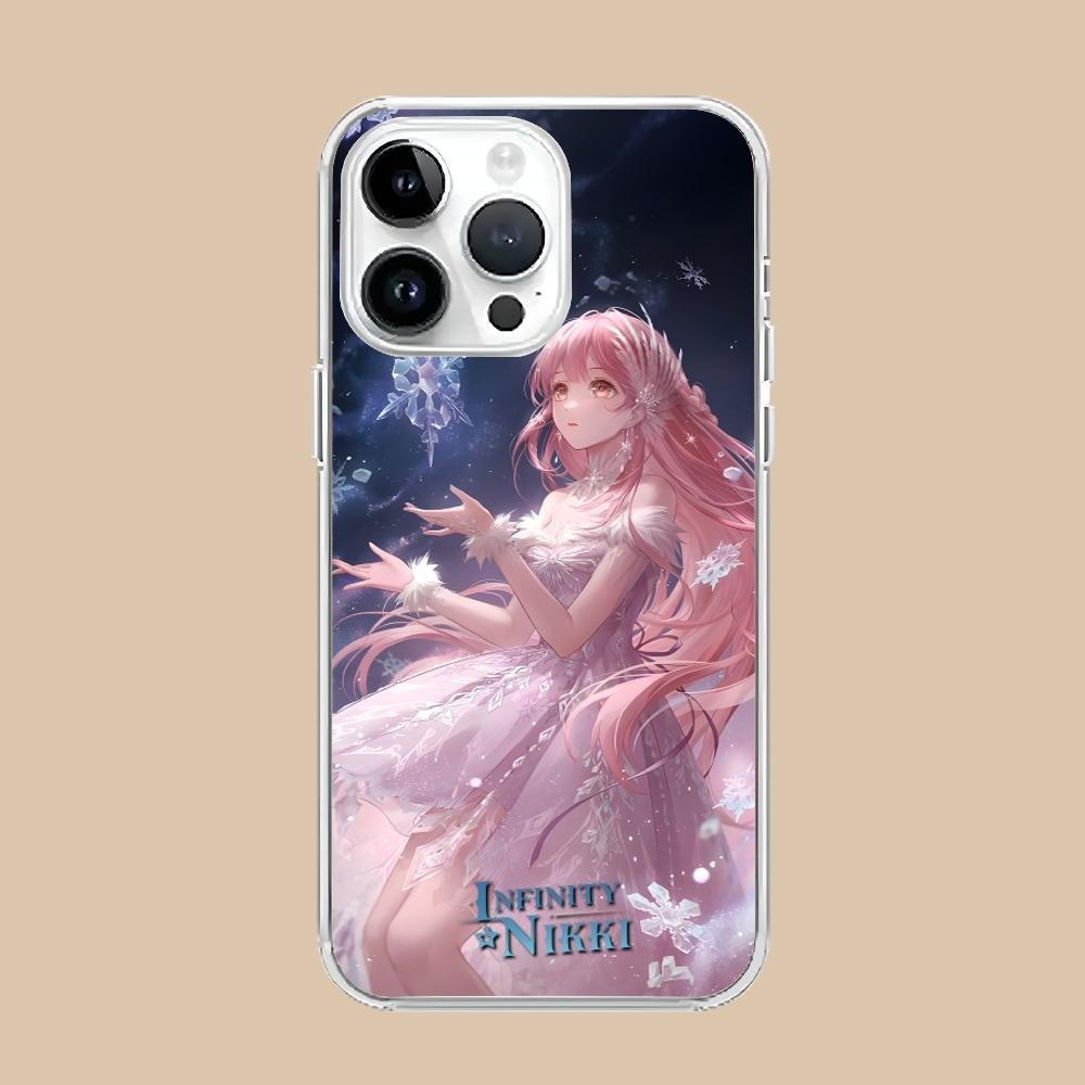 

Умный чехол для мобильного телефона Infinity Nikki для iPhone 16 15 14 13 12 11 X XR XS 8 Pro Max Plus Mini Прозрачный iPhone XR