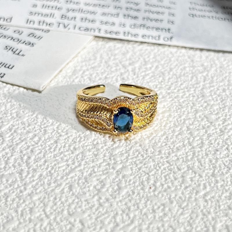 2026 Court Style Retro Heavy Industry Geometric Irregular Brushed Open Ring Women Ins Light Luxury Fashion Exquisite Index Finger Ring