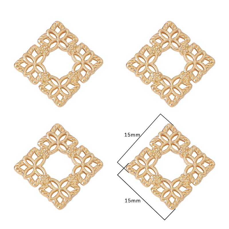 Copper Alloy Charm Pendants for Earrings Necklace DIY Jewelry Making Accessories