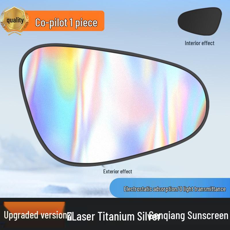 Car Sunshade: Heat Insulation & Privacy Window Curtain Blackout Sticker