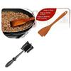 1Pcs Kitchen Meat Chopper Ground Beef Masher Mixing Grinding and Pounding Spatula Meat Scraper for Mincing Meat Kitchen Gadgets