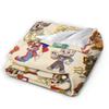 Cupheads & Mugmans Blanket Cartoon Soft Warm Print Plush Bedding Throws For Students Couch Bed Flannel Bedspread Bed Cover