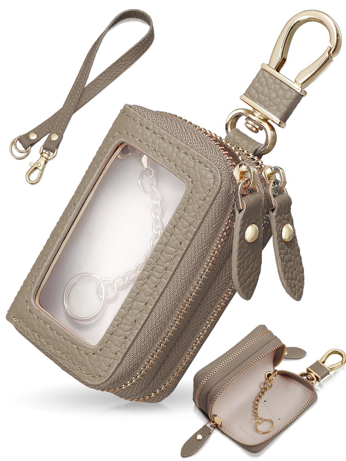 

Encore Smart Key Case Genuine Perfect Gift for Men and Perfect for Day or Genuine Leather Smart Key Compatible with Clear Compact Design [High-Quality