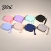 Small Silicone Coin Purse Pouch with Zipper And Wrist Strap Square Shockproof Durable Change for Kids Storage Bag Lightweight Compact Headphones