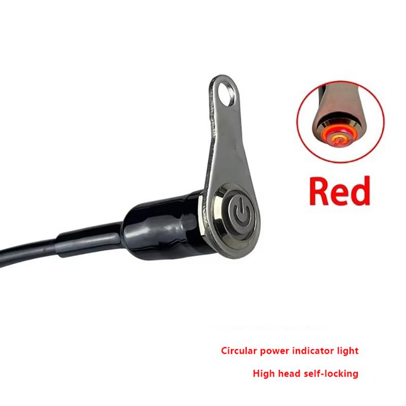 

Светодиодный переключатель для мотоцикла, крепление на руль, алюминиевый сплав, водонепроницаемый, 12 В, противотуманные фары, кнопка включения/выключения мотоциклетного света