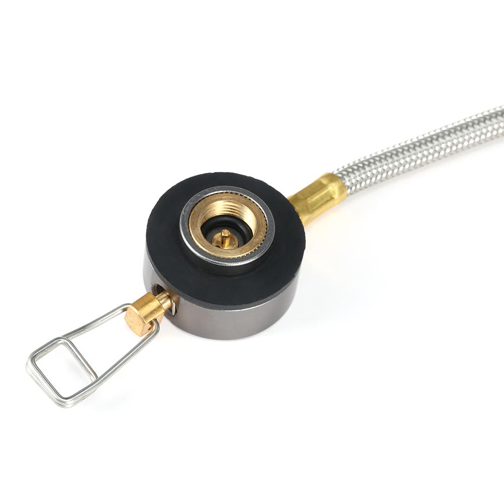 Adapter Hose Adapter Burner For Double Camping Stove Flat Cylinder Tank Adapter For Outdoor Fishing Picnic