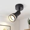 LED Ceiling Spot - NETTLIFE - 1 Light - Black - GU10 - Adjustable