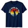 Best Papa By Par Golf Player Retro Fathers Day TShirt