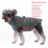 Waterproof Pet Dog Clothes For Small Dogs Cats Costume Winter Puppy Vest Coat Fashion Chinese Style Northeast Big Flower Jacket