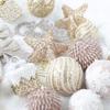 Painted Foam Christmas Tree Hanging Ball Decoration