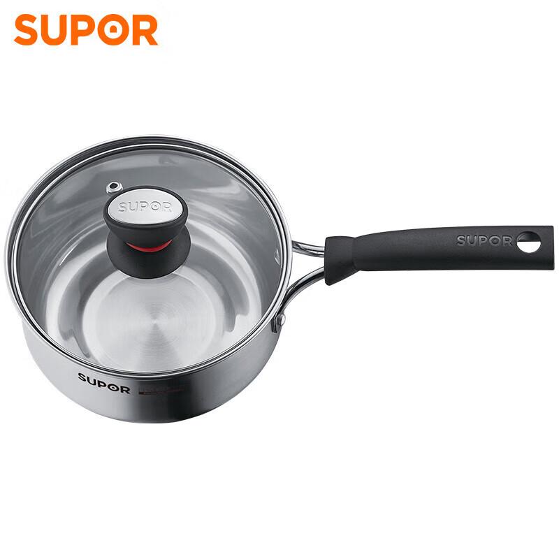 Supor Small Red Circle 304 Stainless Steel Milk Pot