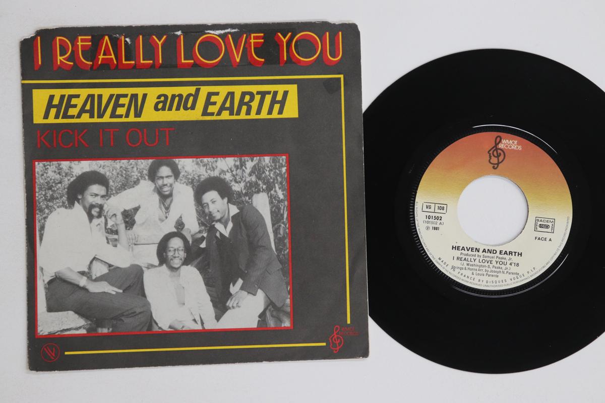 

7-дюймовая пластинка HEAVEN & EARTH - I Really Love You 101502 WMOT Records 1981 Франция Танцевальная и Электронная Б/У