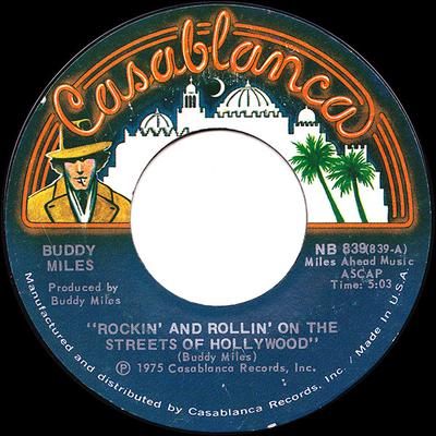 7inch Record BUDDY MILES - Rockin' And Rollin' On The Streets  NB839 Casablanca 1975 US Soul/Funk Used