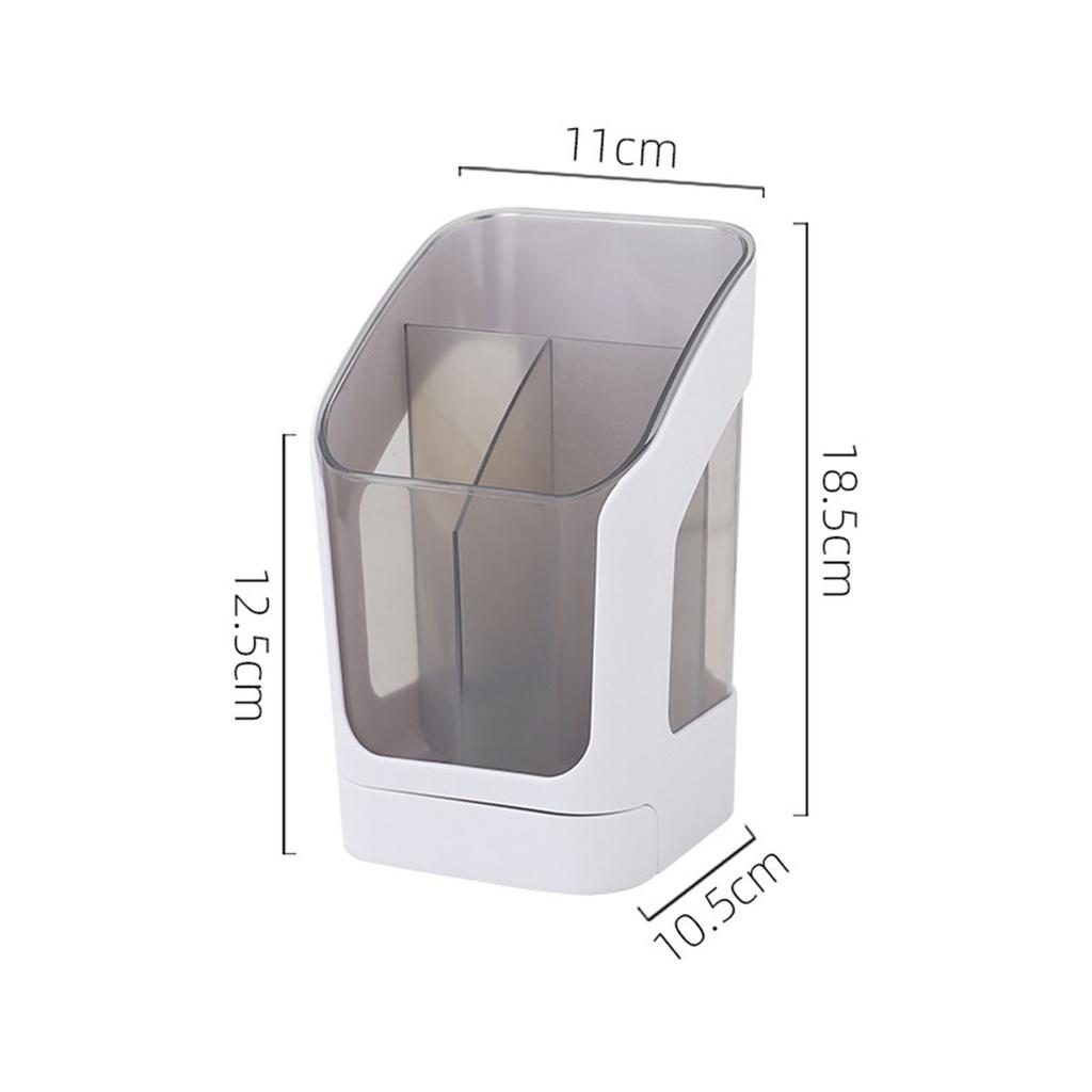 Utensil Drying Rack Chopsticks Holder Spoon Fork Drain Rack Basket Storage Organizer Compartment Box