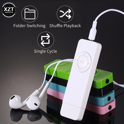 Reproductor de MP3 USB en línea Tarjeta U Disco Reproductor de MP3 Reproductor de música Sonido sin pérdida Medios de música Reproductor de MP3 Compatible con tarjeta Micro TF