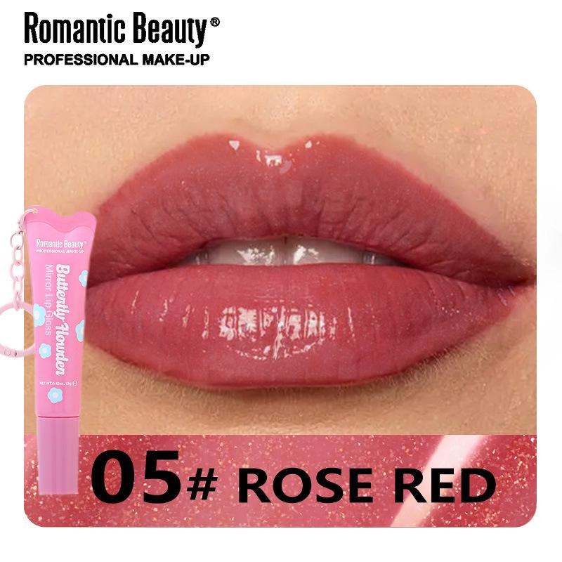 RMT Tinted Lip Glaze Moisturizing Lip Oil Mirror Watery Lip Glaze with Hook Lip Makeup