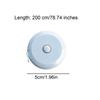 2M Tape Measure Retractable Body Measurement Tape Measuring Ruler Double Scales Metric Meter Ruler Tailor Craft Measuring Tools