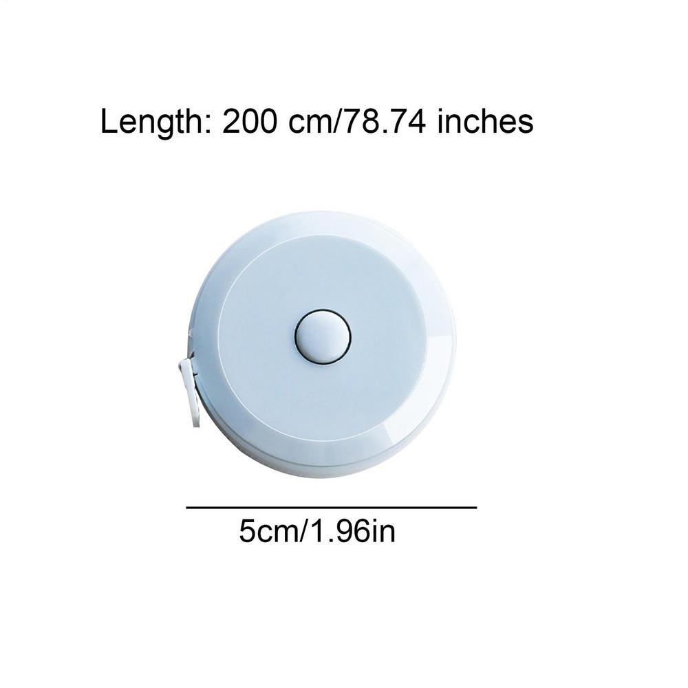 2M Tape Measure Retractable Body Measurement Tape Measuring Ruler Double Scales Metric Meter Ruler Tailor Craft Measuring Tools