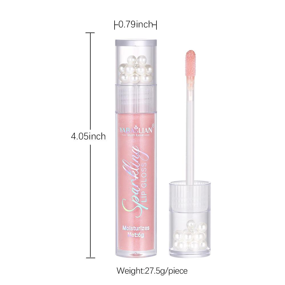 Błyszczyk do ust Pearl Glitter Wodoodporny połyskujący błyszczyk do ust Hydra Moist Długotrwały cukierkowy kolor Seksowny błyszczyk do ust