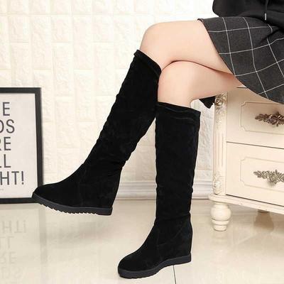 Fashion Black Autumn Winter Women's Half High Boots Round Toe Elegant Heeled Ladies Mid Calf Shoes New In Trend 2025 Gothic Footwear