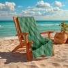 1Pc Green Argyle Beach Towel Quick Dry Multiuse For Beach Pool Gym Yoga Home Travel Christmas Halloween Xmas Gift S186