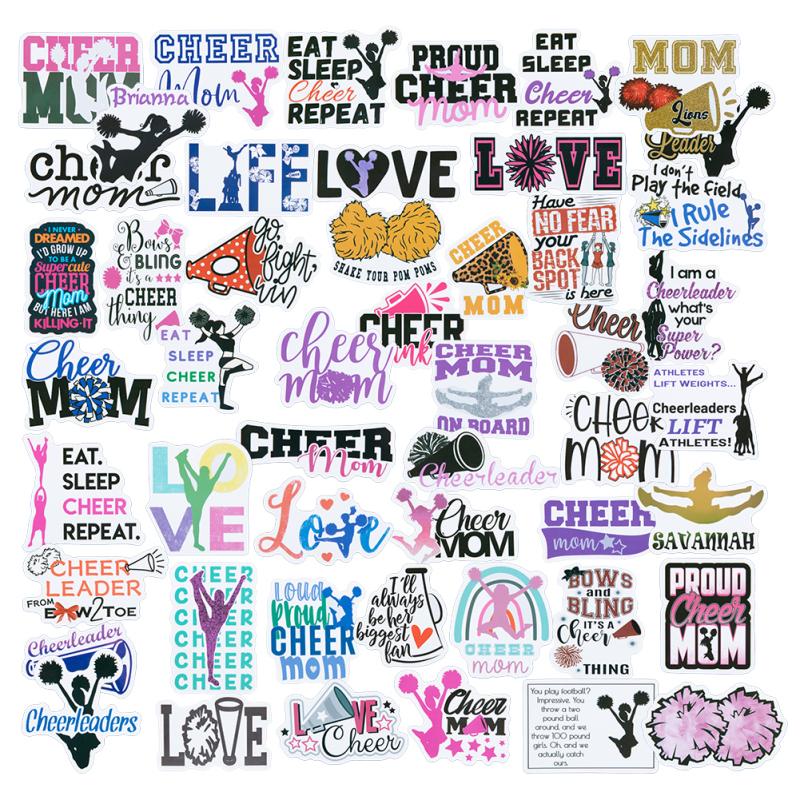 

50 шт. 200 шт. Мультяшні наклейки для веселих насолод Водонепроникні знімні самоклеючі наклейки Блокнот для багажу 50pcs