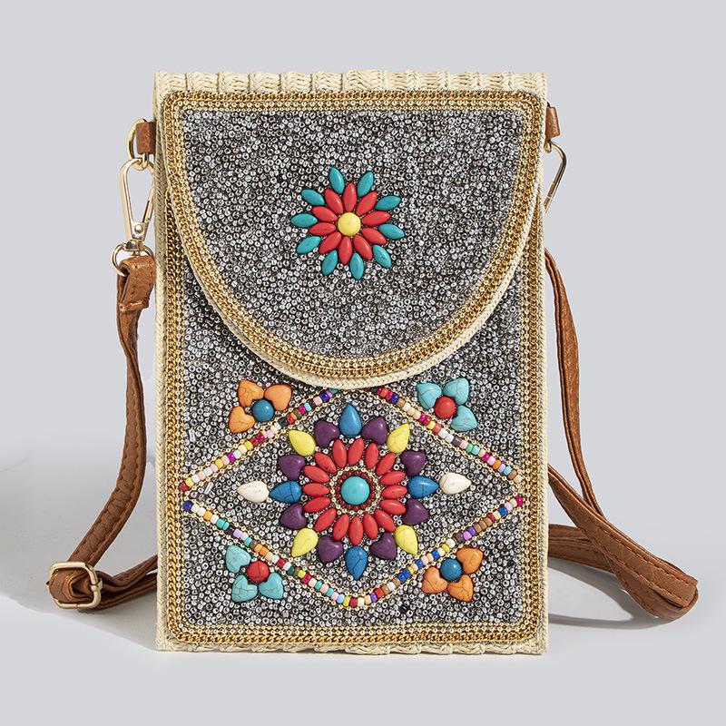 Boho Woven Crossbody Bag