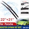 Pour Porsche Boxster Cayman 987 987C 2005~2012 2006 2007 2008 2009 2010 2011 Essuie-glaces Essuie-glace de voiture Accessoires de voiture