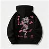 Hooded Sweatshirt And Fleece Casual All-Match Dragon Series Print Sweatshirt