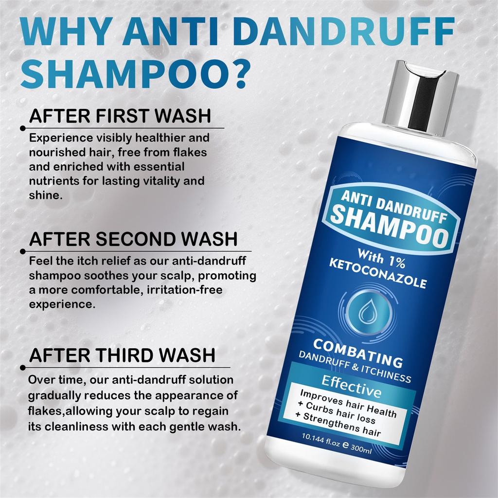 Soothing Scalp Shampoo, Hair Care, Strong Hair, Refreshing Oil Control, Smooth And Shiny Shampoo 300ml