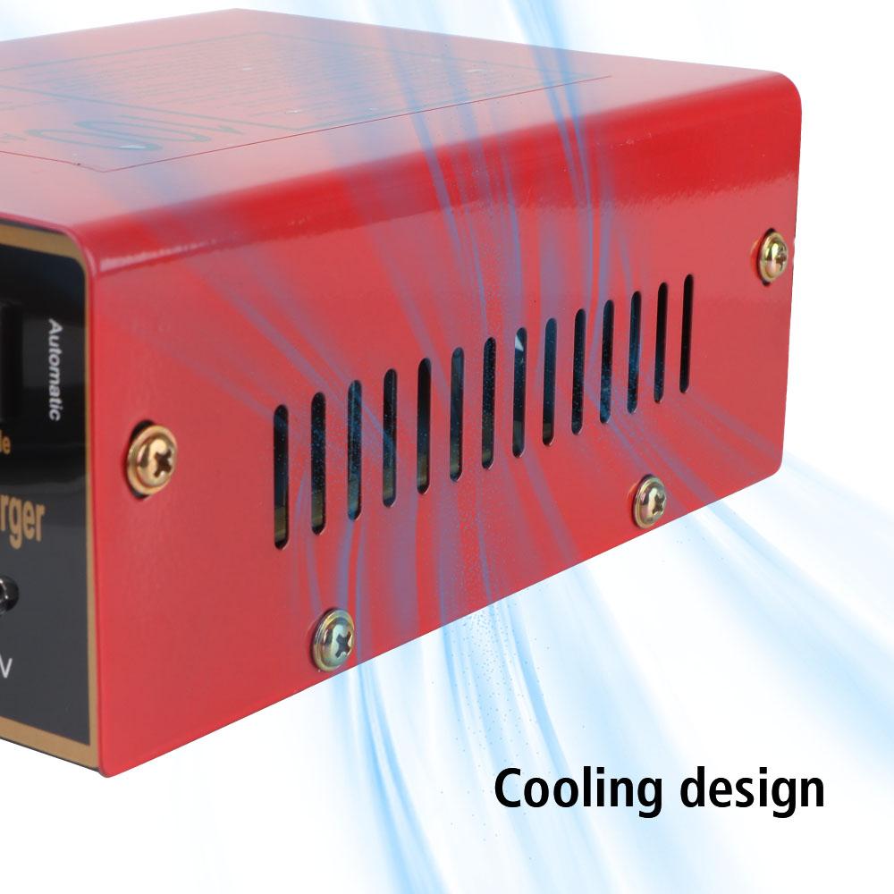 EU/US Plug Automotive Battery Charger LED Screen Motorcycle Battery Charger 12V/24V For SUV Truck Boat Motorcycle