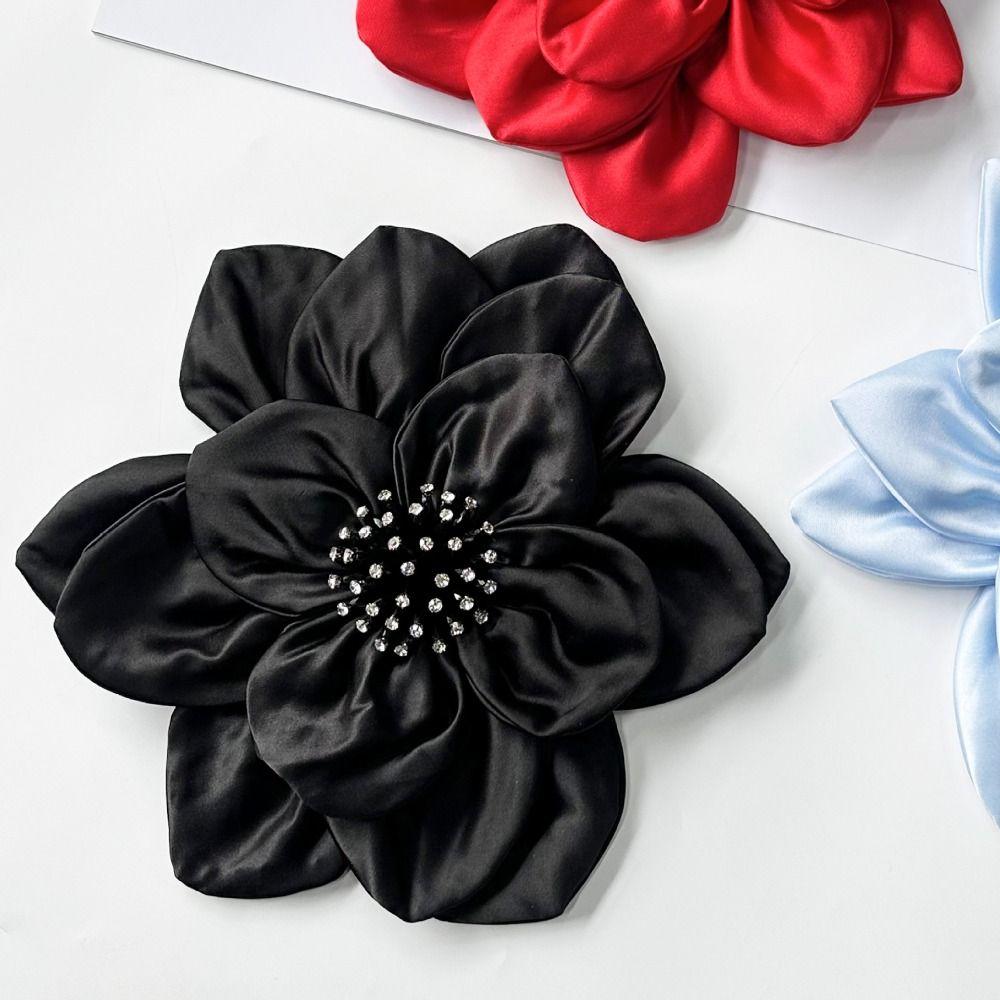Handmade Large Flower Patch 3D Clothes Appliques Evening Dress Clothing Patch  Sewing