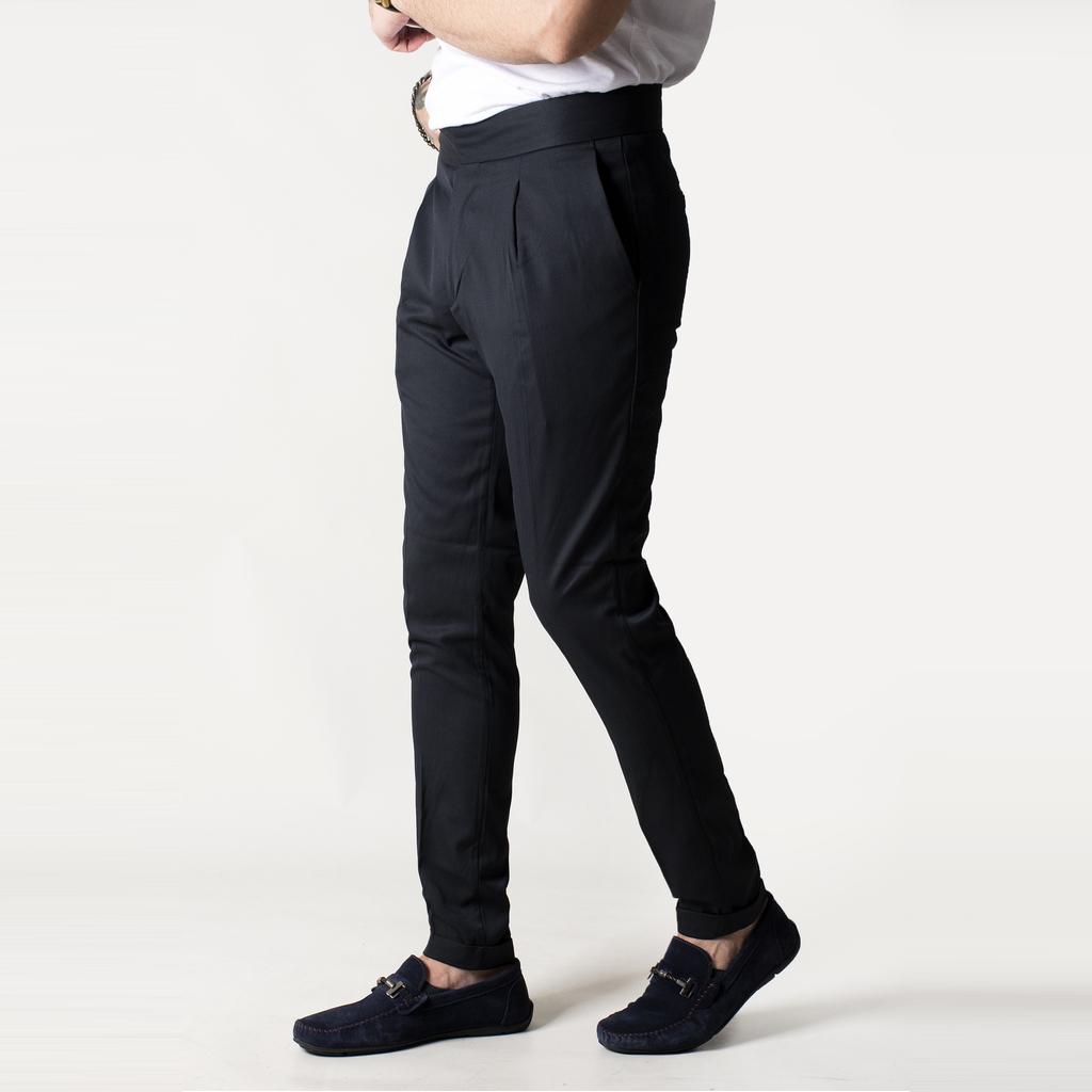 Pantalón de corte slim de doble pierna deepsea para hombre 2102534 comprar  a buen precio — entrega gratuita, reseñas reales con fotos — Joom