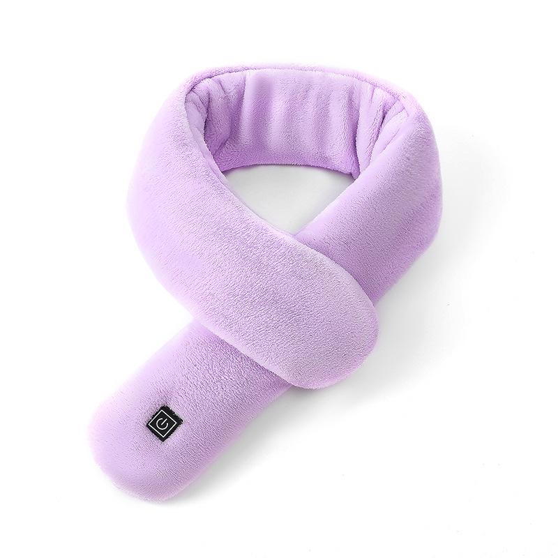USB Heated Scarf for Men & Women - Electric Neck Warmer with Intelligent Cervical Heat Therapy