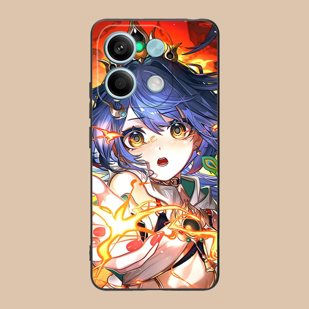 HSR Yunli Matte TPU Mobile Phone Case for POCO F8 F7 F6 F5 F4 F3 F2 Pro GT C75 C71 C65 C61 C40 Pro Ultra Colorful Cover