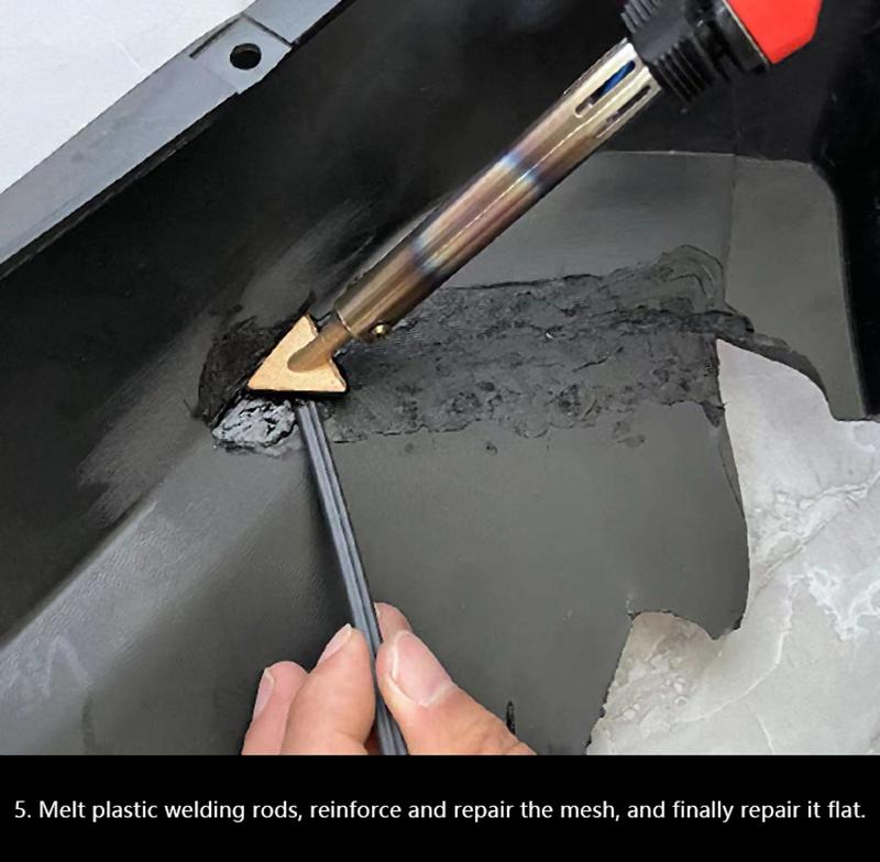 Set 3 buc Vârfuri pentru ciocan de lipit Cupru Cap triunghiular de netezire Vârfuri de schimb pentru 80 wați Instrument de reparare sudor plastic