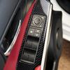 4pcs Car Window Lift Panel Decor Cover Trim Stickers Decal for Lexus IS250 2013- Auto Interior Accessories Carbon Fiber