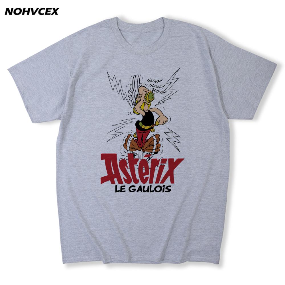 Asterix And Obelix Novelty Cotton Tees Short Sleeve Men S T Shirt L