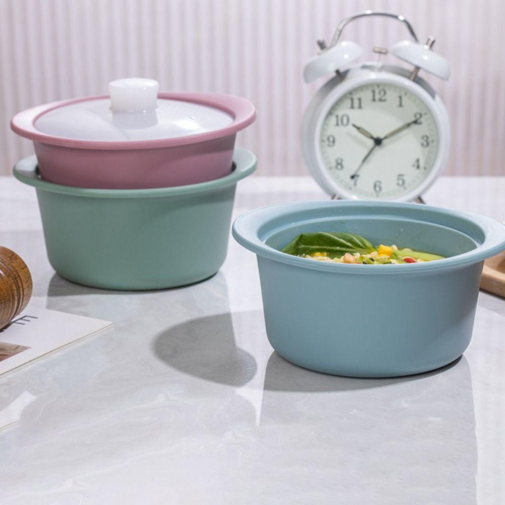 Heat-Resistant Microwave Steamer Bowl Fall-resistant Noodles Bowl Soup Bowl  Refrigerator