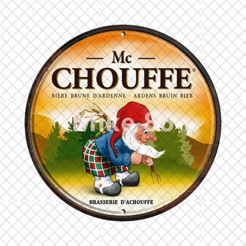 Beer Tin Sign, Metal Wall Decor Plaque 20x20cm