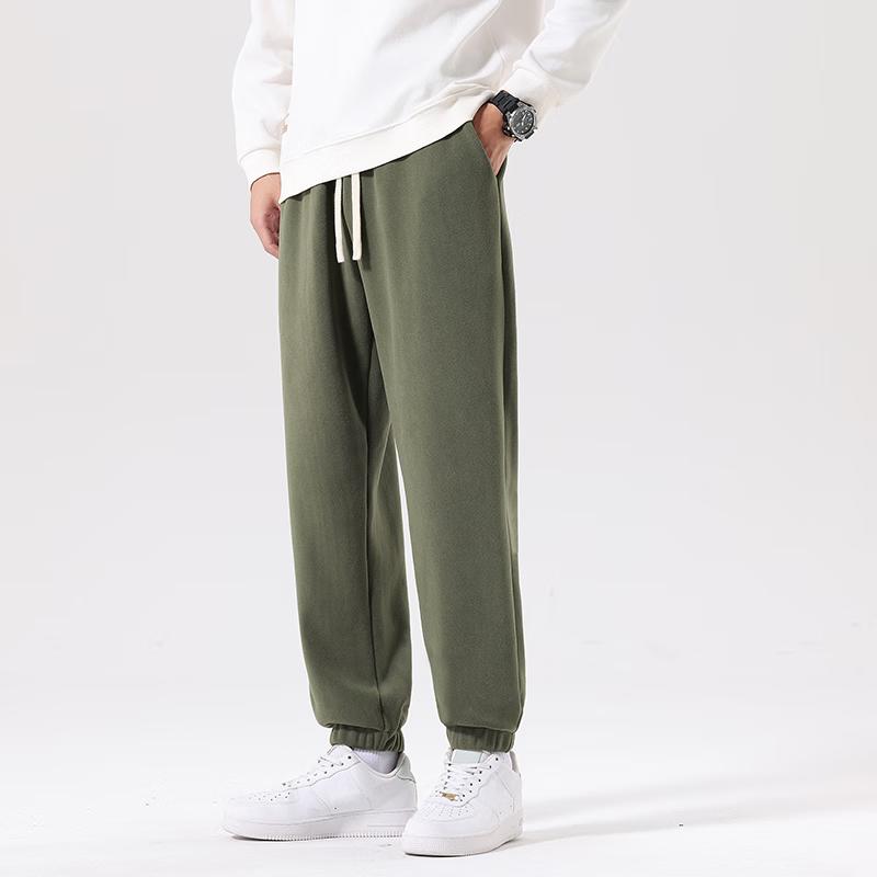 VANCL Men's Winter Double-Sided Fleece Jogger Pants