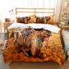 Camel King Queen Duvet Cover Tropical Desert Animals Bedding Set Lovely Wildlife Quilt Cover 2/3pcs Polyester Comforter Cover