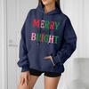 Women's Loose Comfortable Casual Fashion Character Printed Hooded Long Sleeve Sweatshirt
