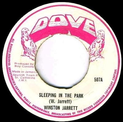 7inch Record WINSTON JARRETT  Sleeping In The Park 507 Dove Jamaica Reggae Ska  Dub Used