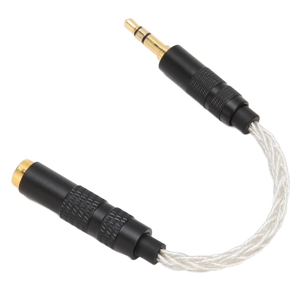 4.4mm Balanced Female To 3.5mm Stereo Male Adapter Cable Gold Plated Connectors Portable Headphone